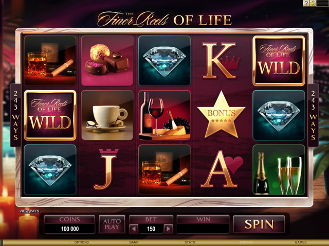 The Finer Reels of Life Video Slot Screenshot