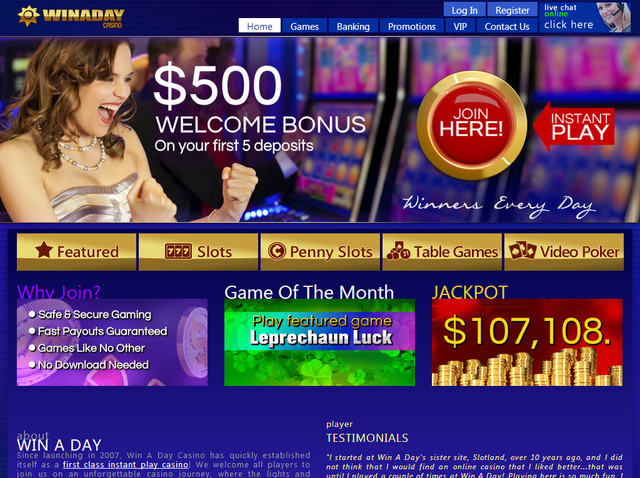 Winaday Online Casino
