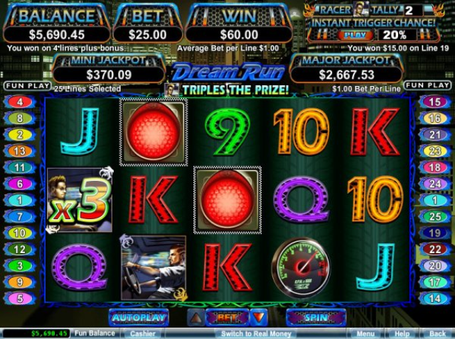 Dream Run Video Slot Screenshot