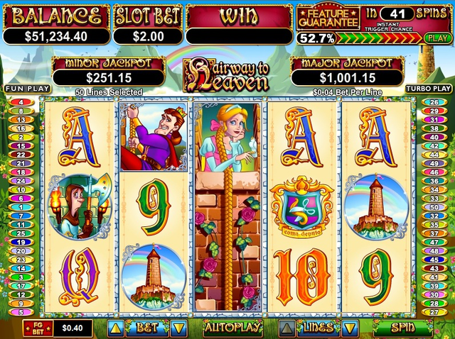 Hairway to Heaven Video Slot Screenshot