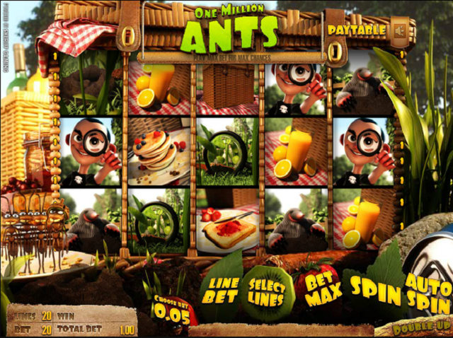 One Million Ants Video Slot Screenshot