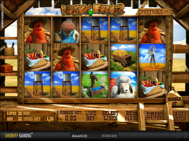 Lucky Farmer Video Slot Screenshot