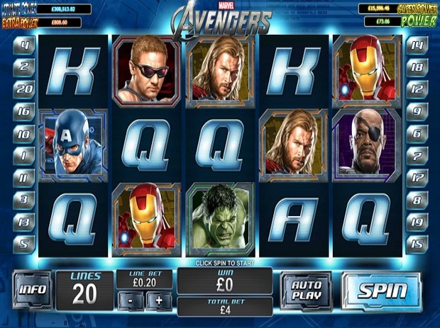 New Playtech Slot The Avengers