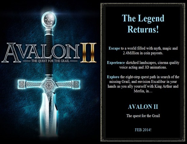 Avalon 2 Slot from Microgaming out Now